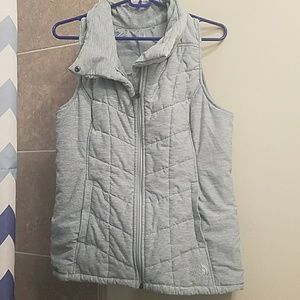 Heather/Baby Blue Athletic Winter Vest